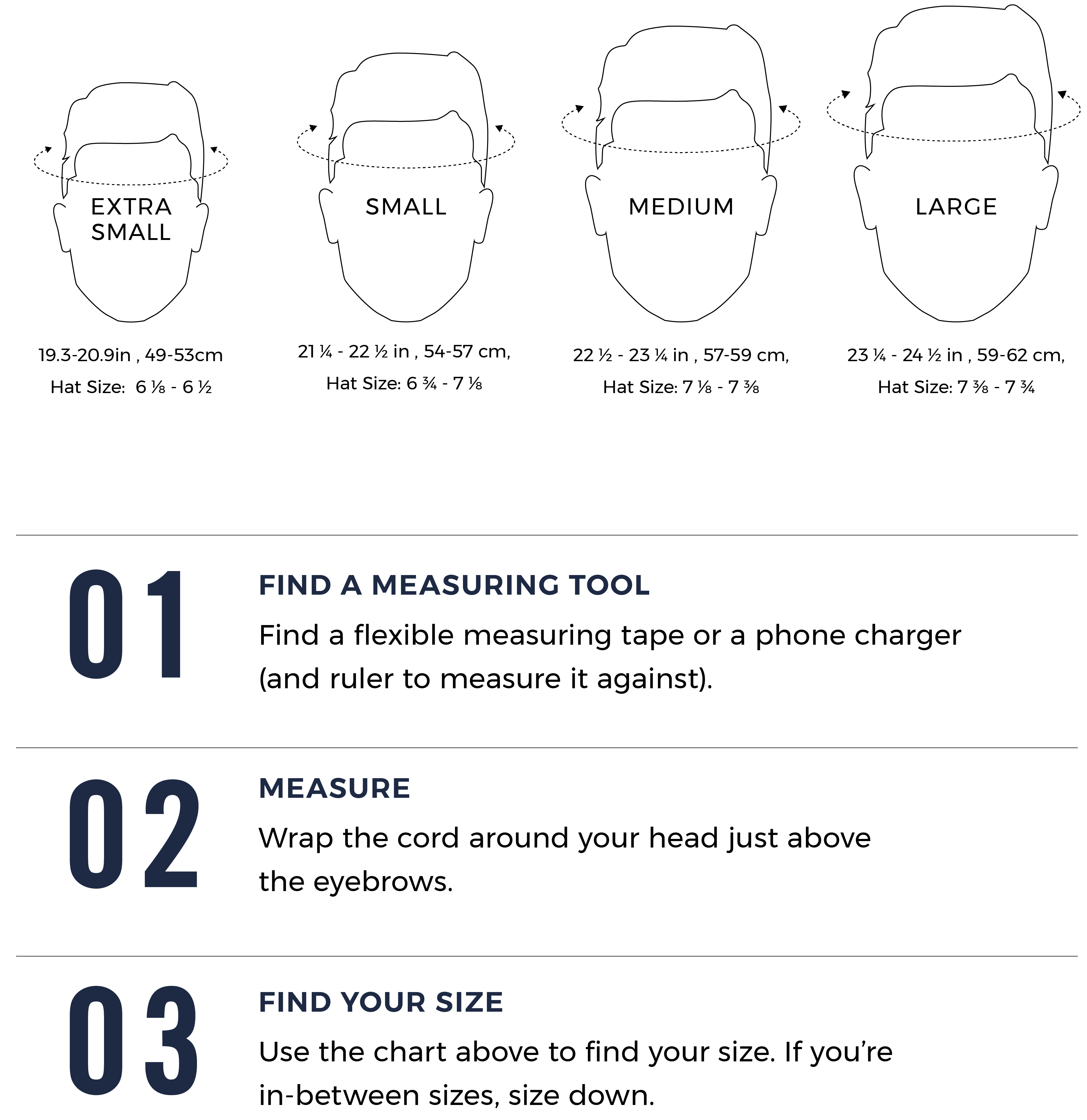 Thousand helmet size deals chart